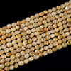 Natural Golden Rutilated Quartz Gemstone Grade A Pebble Nugget 9-10MM 10-11MM 11-12MM 12-13MM 13MM Loose Beads (D198)