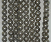 8mm Rough Pyrite Gemstone Grade AB Round Loose Beads 15.5 inch Full Strand (90187367-718)