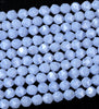 Natural Chalcedony Blue Lace Agate Gemstone Grade AAA Star Cut Faceted 5MM 6MM 7MM Loose Beads (D140)