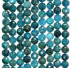 Deep Blue Apatite Gemstone Grade AAA Micro Faceted Round 6mm 8mm Loose Beads 15 Inch Full Strand (A258)