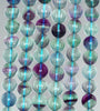 8mm Rainbow Fluorite Gemstone Grade AAA Round Loose Beads 15.5 inch Full Strand (90187736-688)