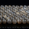 Natural Gray Sunstone Gemstone Grade AA Round 7MM 8MM 9MM 10MM 11MM 12MM 13MM Loose Beads (D17)