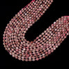 6MM Thulite Gemstone Faceted Prism Double Point Cut Loose Beads (D112)