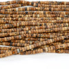 4X2MM Picture Jasper Gemstone Heishi Discs beads Loose Beads (P15)