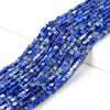 2MM Natural Lapis Gemstone Nugget Cube Loose Beads 15.5 inch Full Strand (80008876-P13)