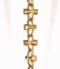 6MM Gold Hematite Gemstone Cross Loose Beads 16 inch Full Strand (80000063-A37)