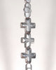 6MM Silver Hematite Gemstone Cross Loose Beads 16 inch Full Strand (80000064-A37)