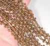 6MM Bronze Hematite Gemstone Cross Loose Beads 16 inch Full Strand (80000065-A37)