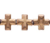 6MM Matte Bronze Hematite Gemstone Cross Loose Beads 16 inch Full Strand (80000072-A37)