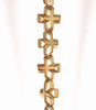 8MM Gold Hematite Gemstone Cross Loose Beads 15.5 inch Full Strand (80000077-A38)