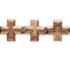 8MM Matte Bronze Hematite Gemstone Cross Loose Beads 15.5 inch Full Strand (80000086-A38)