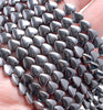 8MM Black Hematite Gemstone Love Heart Loose Beads 16 inch Full Strand (80000097-A38)