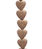 8MM Matte Bronze Hematite Gemstone Love Heart Loose Beads 16 inch Full Strand (80000107-A39)