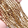 10MM Gold Hematite Gemstone Love Heart Loose Beads 16 inch Full Strand (80000112-A39)