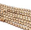 10MM Gold Hematite Gemstone Love Heart Loose Beads 16 inch Full Strand (80000112-A39)