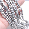 10MM Silver Hematite Gemstone Love Heart Loose Beads 16 inch Full Strand (80000113-A39)