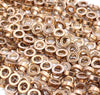 8MM Bronze Hematite Gemstone Rim Halo Circle Loose Beads 16 inch Full Strand (80000128-A40)