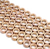 8MM Bronze Hematite Gemstone Rim Halo Circle Loose Beads 16 inch Full Strand (80000128-A40)