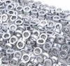 10MM Silver Hematite Gemstone Rim Halo Circle Loose Beads 16 inch Full Strand (80000141-A40)