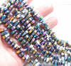 12X5MM Rainbow Hematite Gemstone Nugget Loose Beads 15.5 inch Full Strand (80000184-A42)