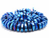 12X5MM Blue Hematite Gemstone Nugget Loose Beads 15.5 inch Full Strand (80000186-A43)