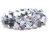 6MM Silver Hematite Gemstone Diagonal Drill;Square Cube Loose Beads 16 inch Full Strand (80000203-A43)