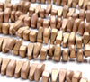 12X5MM Matte Bronze Hematite Gemstone Nugget Loose Beads 15.5 inch Full Strand (80000250-A46)