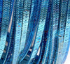 7X3MM Blue Hematite Gemstone Heishi Wave W Loose Beads 16.5 inch Full Strand (80000257-A47)