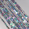 3X1MM Rainbow Hematite Gemstone Leaf Clover Loose Beads 16 inch Full Strand (80000275-A47)