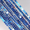 3X1MM Blue Hematite Gemstone Hexagon Flat Loose Beads 16 inch Full Strand (80000276-A47)