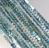 3X1MM Green Hematite Gemstone Hexagon Flat Loose Beads 16 inch Full Strand (80000277-A47)