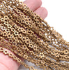 6X2MM Matte Gold Hematite Gemstone Flower Loose Beads 16 inch Full Strand (80000303-A48)