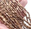 8X4MM Matte Bronze Hematite Gemstone Pinnate Leaf Loose Beads 16 inch Full Strand (80000313-A48)