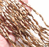 8X4MM Bronze Hematite Gemstone Pinnate Leaf Loose Beads 16 inch Full Strand (80000320-A44)