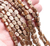 8X7MM Bronze Hematite Gemstone Buddha Head Loose Beads 16 inch Full Strand (80000337-A45)