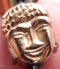 8X7MM Bronze Hematite Gemstone Buddha Head Loose Beads 16 inch Full Strand (80000337-A45)