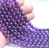 6MM Amethyst Gemstone Round Loose Beads 15 inch Full Strand (80000427-A69)