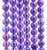 6MM Amethyst Gemstone Round Loose Beads 15 inch Full Strand (80000427-A69)