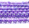 8MM Amethyst Gemstone Round Loose Beads 7.5 inch Half Strand (80000428 H-A69)