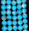 6MM Turquoise Blue Imperial Jasper Gemstone Round Loose Beads 15 inch Full Strand (80000430-A69)