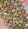 8MM Rhyolite Gemstone Round Loose Beads 7.5 inch Half Strand (80000434 H-A69)