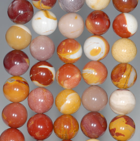 10MM Mookiate Gemstone Grade AA Round Loose Beads 7.5 inch Half Strand (80000437 H-A68)