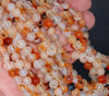 6MM Orange Montana Agate Gemstone Round Loose Beads 15 inch Full Strand (80000452-A67)