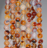 6MM Orange Montana Agate Gemstone Round Loose Beads 15 inch Full Strand (80000453-A67)