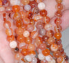 6MM Carnelian Red Agate Gemstone Round Loose Beads 15 inch Full Strand (80000454-A67)