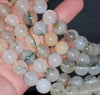 10MM Green Moss Agate Gemstone Round Loose Beads 7 inch Half Strand (80000458 H-A67)