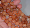 12MM Orange Montana Agate Gemstone Round Loose Beads 15 inch Full Strand (80000463-A76)