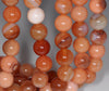 12MM Orange Montana Agate Gemstone Round Loose Beads 15 inch Full Strand (80000463-A76)