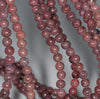 6MM Dark Pink Rhodonite Gemstone Round Loose Beads 16 inch Full Strand (80000478-A75)