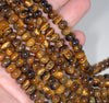 8X5MM Yellow Tiger Eye Gemstone Grade AB Rondelle Loose Beads 16 inch Full Strand (80000489-A70)